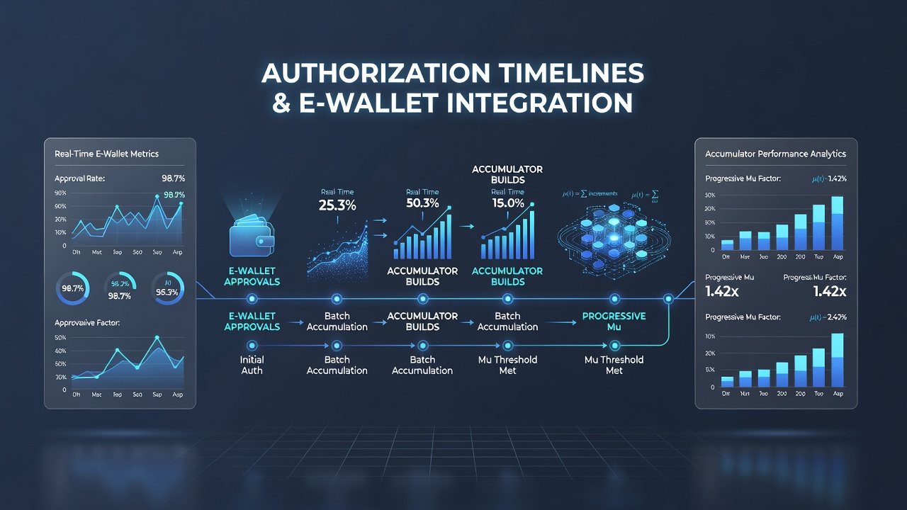 Analyse van e-wallet autorisatietermijnen en impact op multipliers in mobiele accumulators