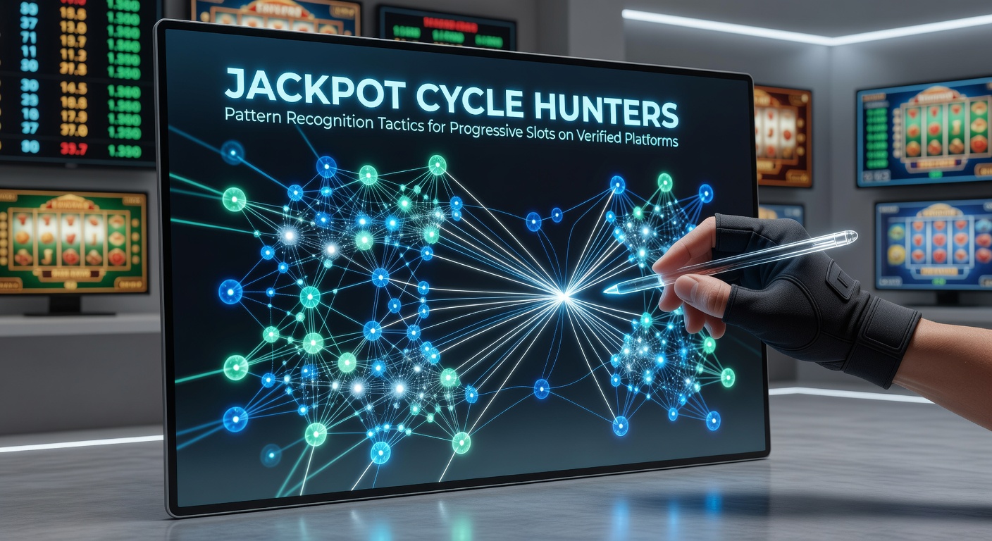 Schermafbeelding van een progressieve slotmachine met draaiende rollen en een klimmende jackpotmeter op een geverifieerd online platform