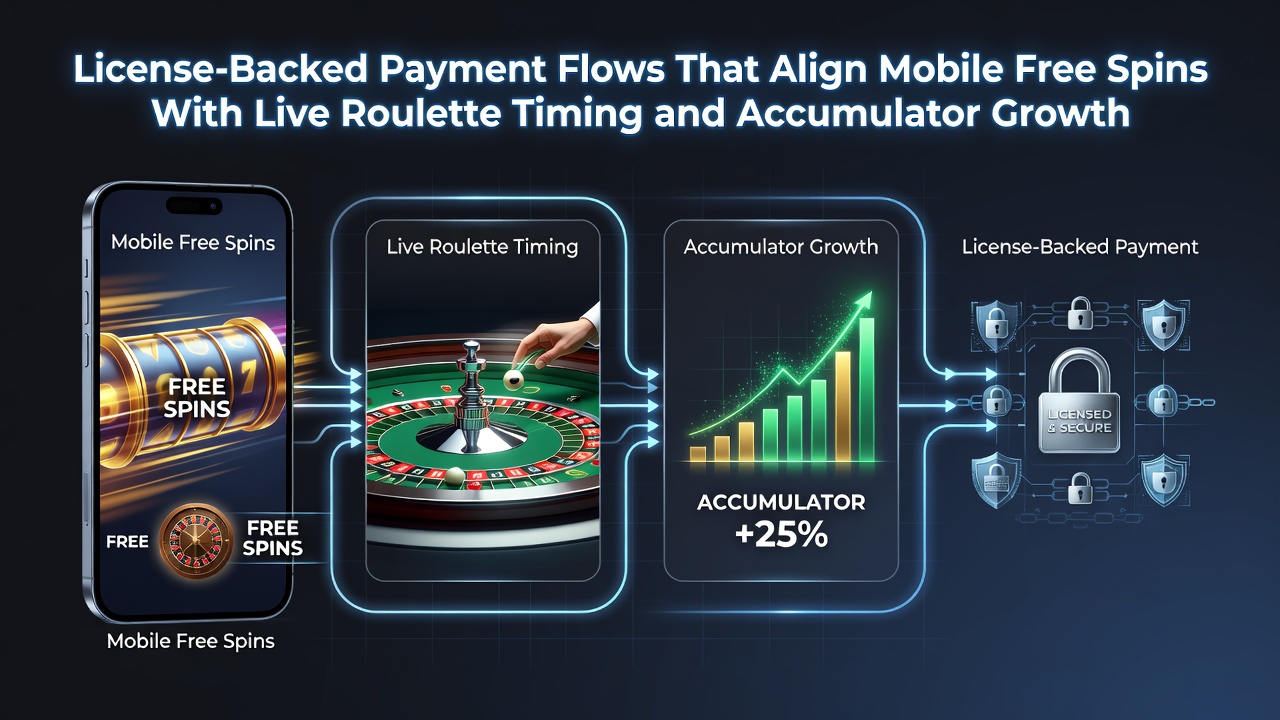 Mobiele casino interface met live roulette en betalingsstromen