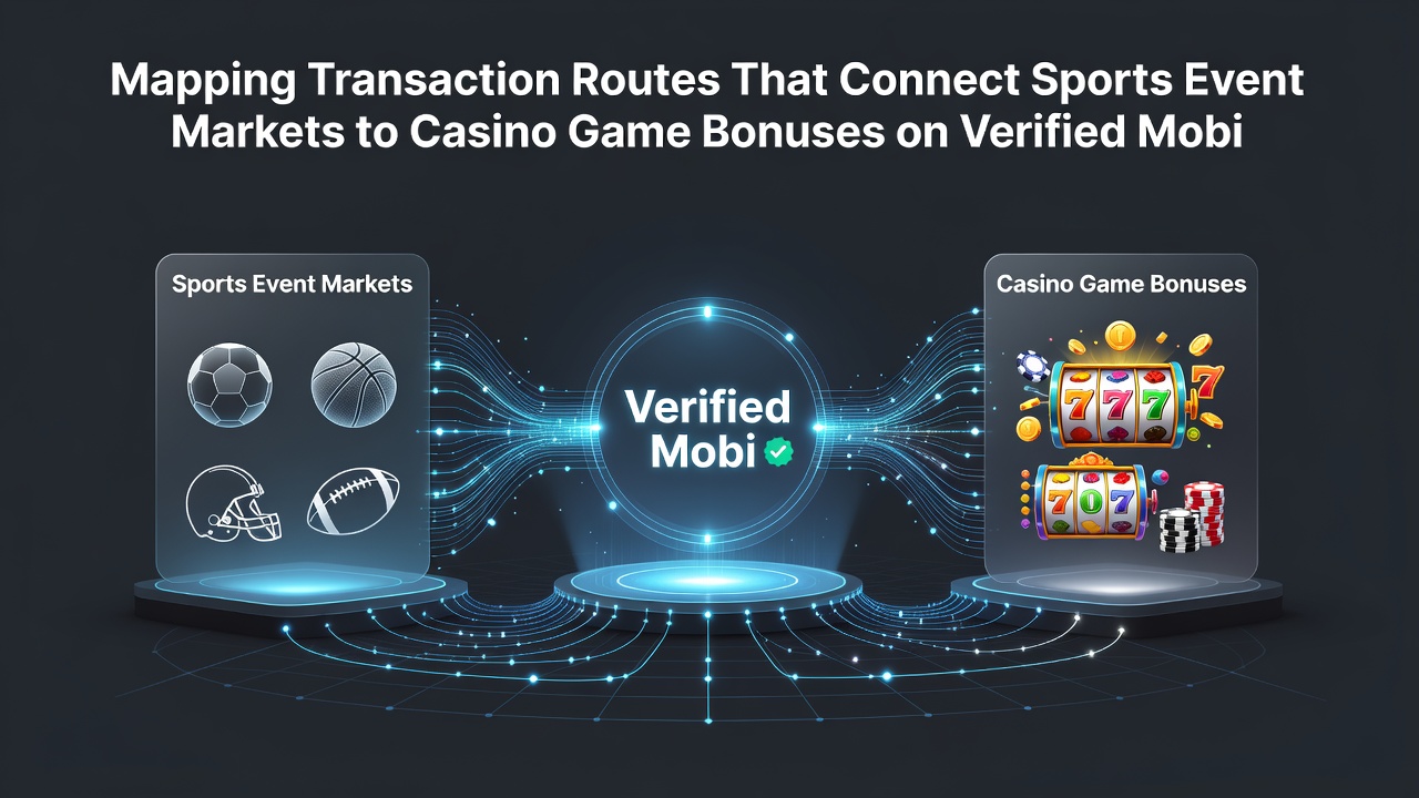 Diagram van mobiele betalingsroutes tussen sport en casino bonussen