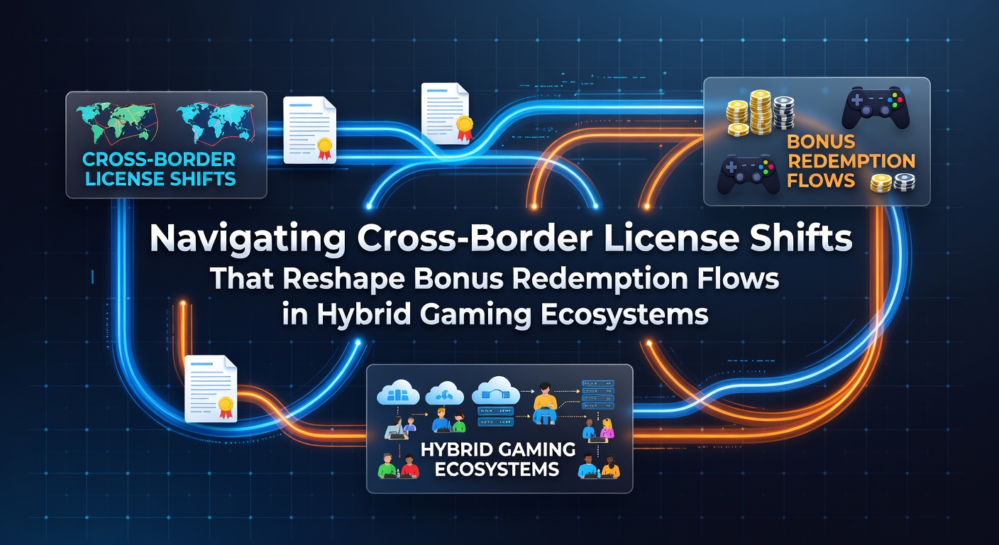 Illustratie van grensoverschrijdende licentieverschuivingen en bonusstromen in hybride gaming