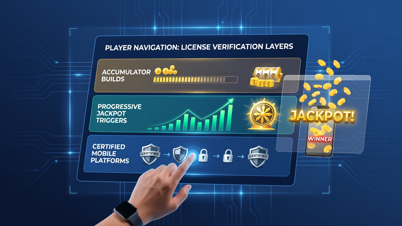 Spelers navigeren verificatielagen op mobiele gokplatforms met accumulator builds en jackpot triggers