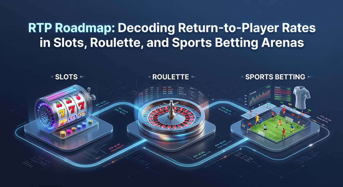 Grafiek die RTP-percentages vergelijkt tussen slots, roulette en sportweddenschappen, met balken die variërende returns tonen over tijd