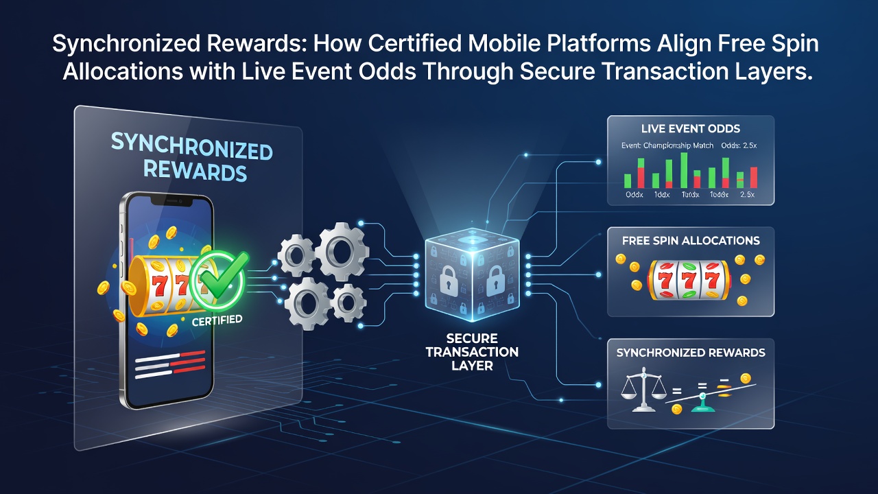 Gecertificeerde mobiele platforms tonen synchronisatie van spins en live odds door beveiligde transactielagen